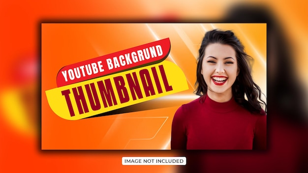 creative youtube thumbnail design and web banner Design