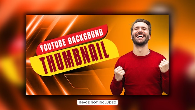 creative youtube thumbnail design and web banner Design