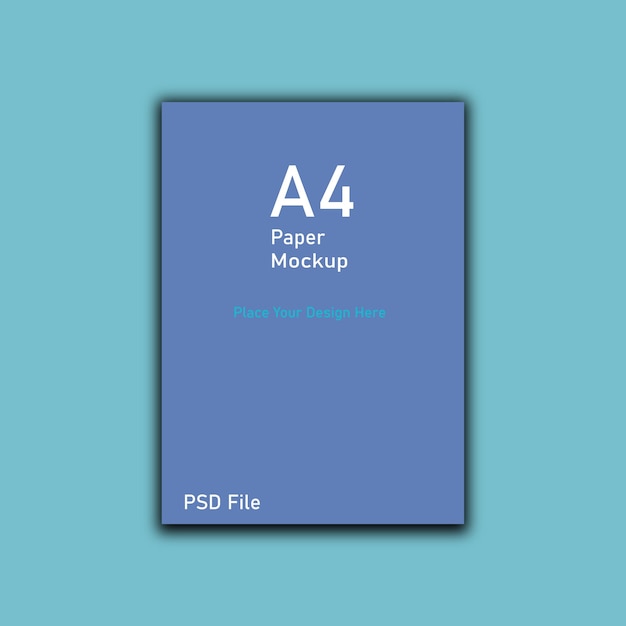 Creativo A4 Flyer Mockup Design PSD Template