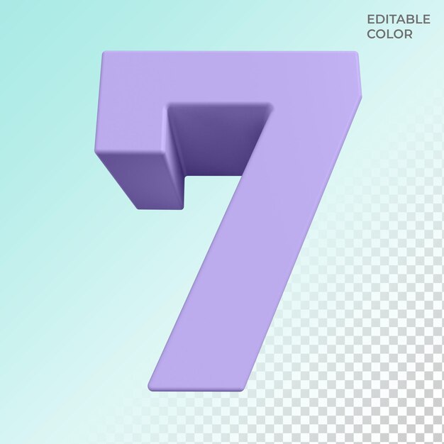 Creatore di scene 3d numero sette