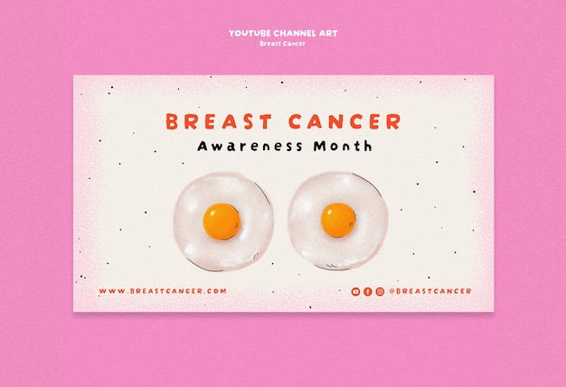 Creazione di modelli artistici per la consapevolezza del cancro al seno sul canale YouTube