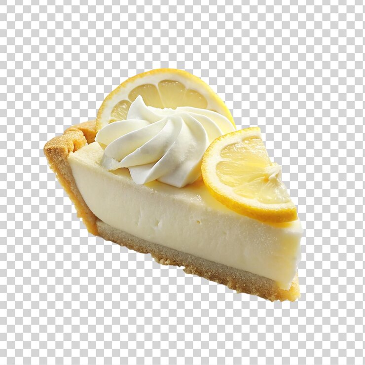 PSD crema blanca en pastel de queso sobre un fondo transparente