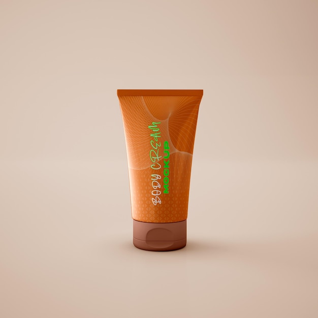 Crema para el cuerpo puro y cuidado de la piel mockup