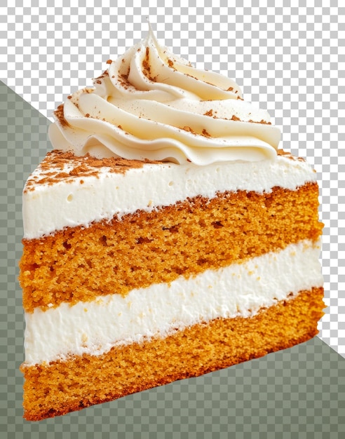 Creme-gefüllter Vanille-Kuchen-Schnitt aus dem Lager png