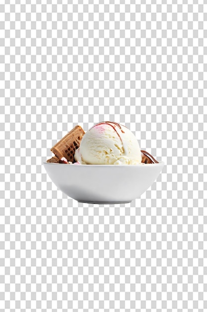 PSD la crème glacée waffle cone psd pour une touche de joie