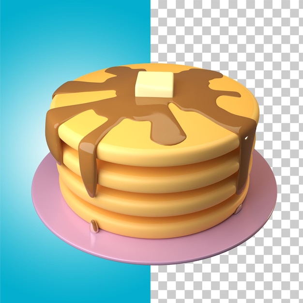 Crêpes rendu 3d