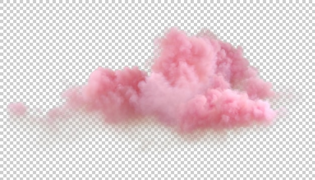 Le crépuscule romantique pastel, le coucher de soleil, les nuages découpés sur des arrière-plans transparents.