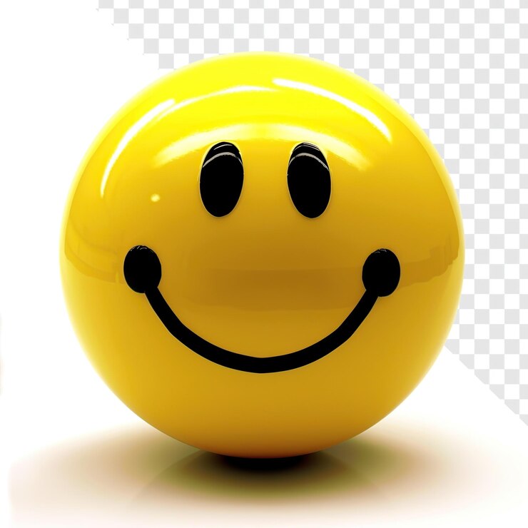 PSD criação do ícone do rosto sorridente