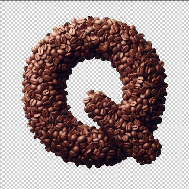 PSD criações de grãos de café
