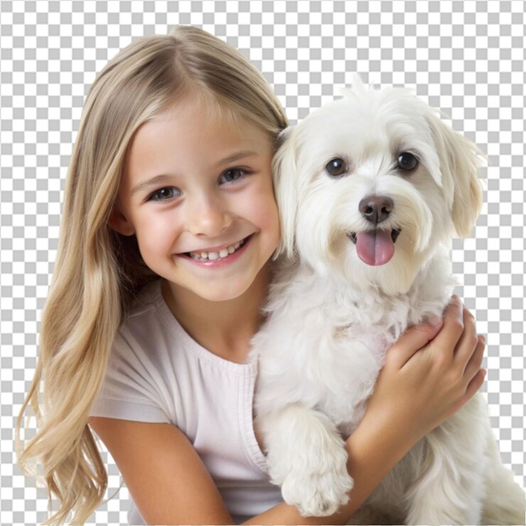 PSD criança com cão
