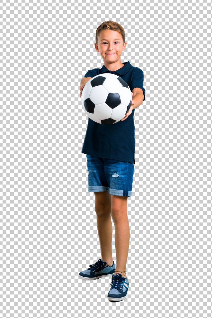 PSD criança jogando futebol
