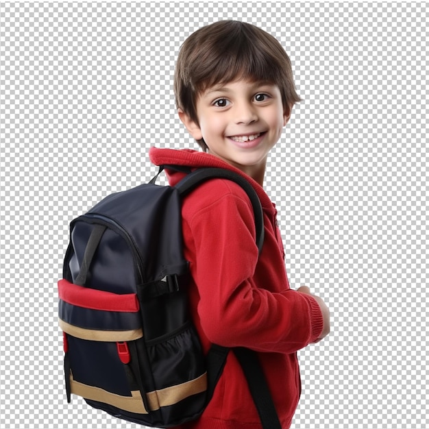 Crianças com mochilas e de volta para a escola