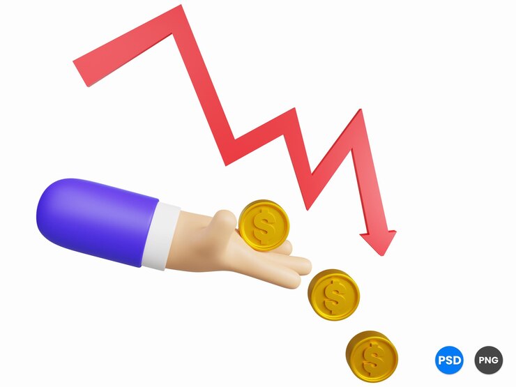 PSD crise financière de l'argent à la baisse