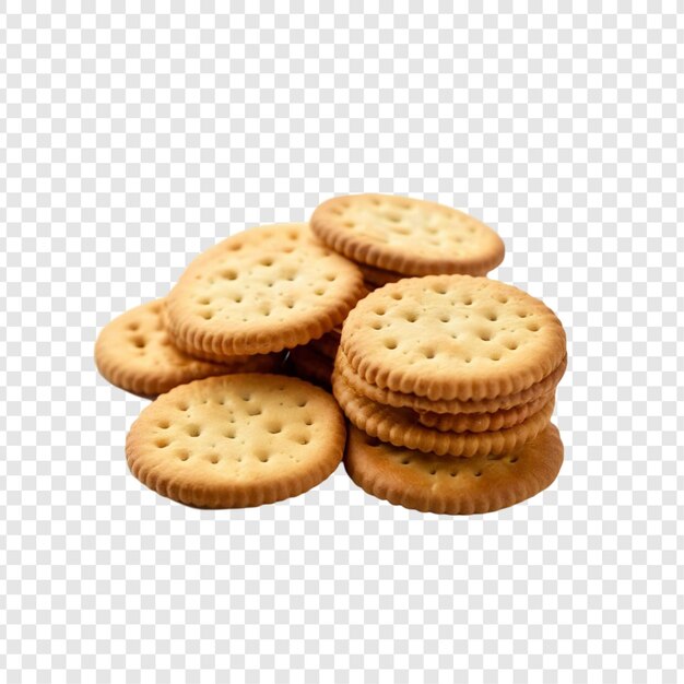Crispy Golden Brown Square Crackers apilado es un delicioso bocadillo