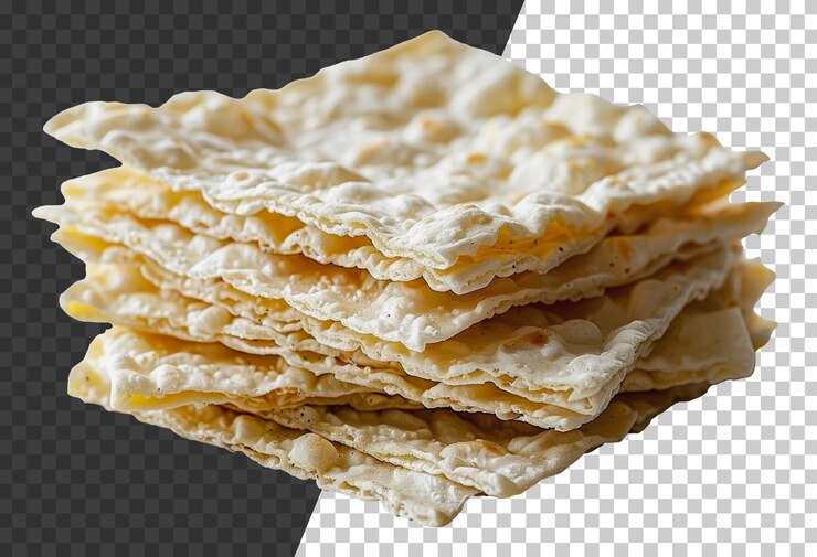 PSD crispy rice cakes stack cut out stock png