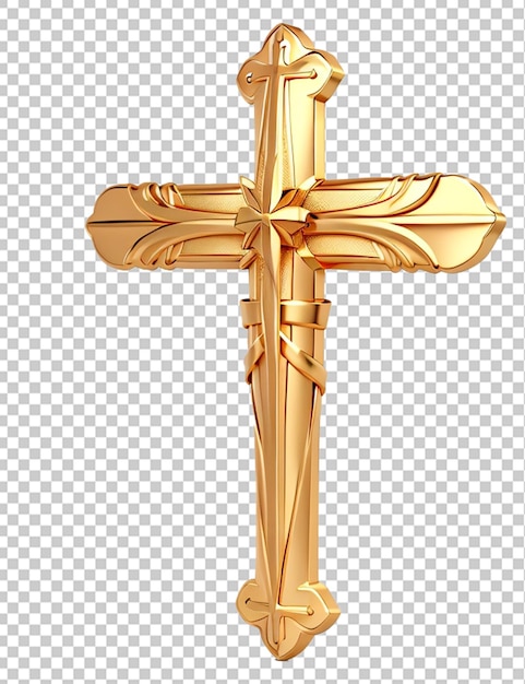 croce cristiana d'oro