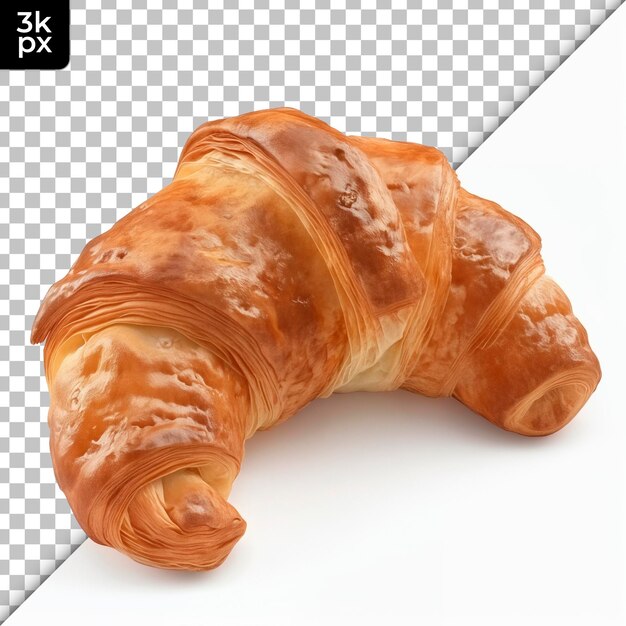 Croissant De Blé Entier Isolé Sur Un Fond Transparent