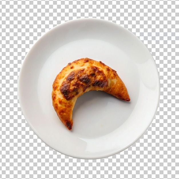 Croissant com recheio de chocolate png