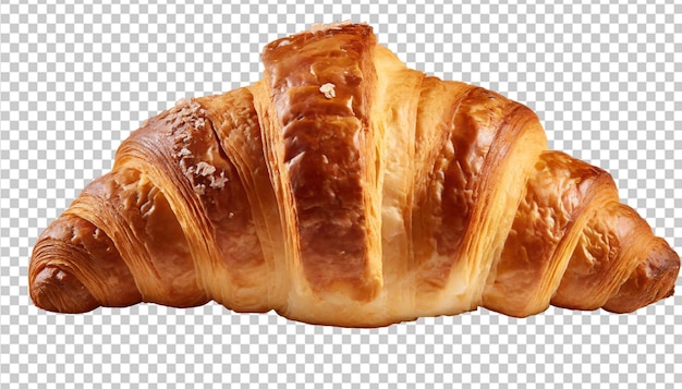 PSD croissant frais isolé sur un fond transparent