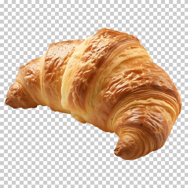 PSD croissant isolado em fundo transparente