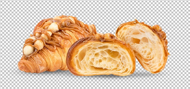 Croissant isolado na camada alfa