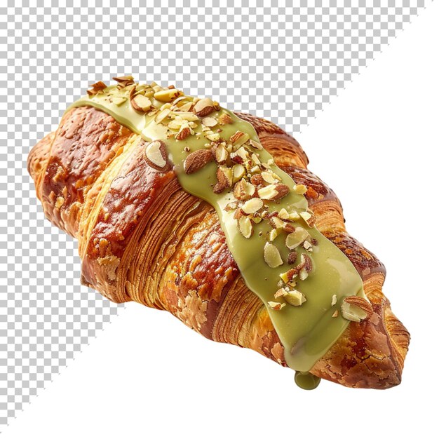 PSD croissant isolé sur fond transparent