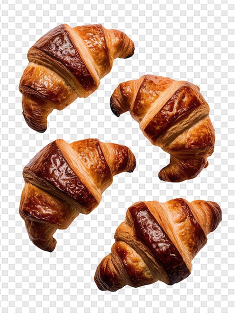 PSD un croissant avec le mot deli dessus