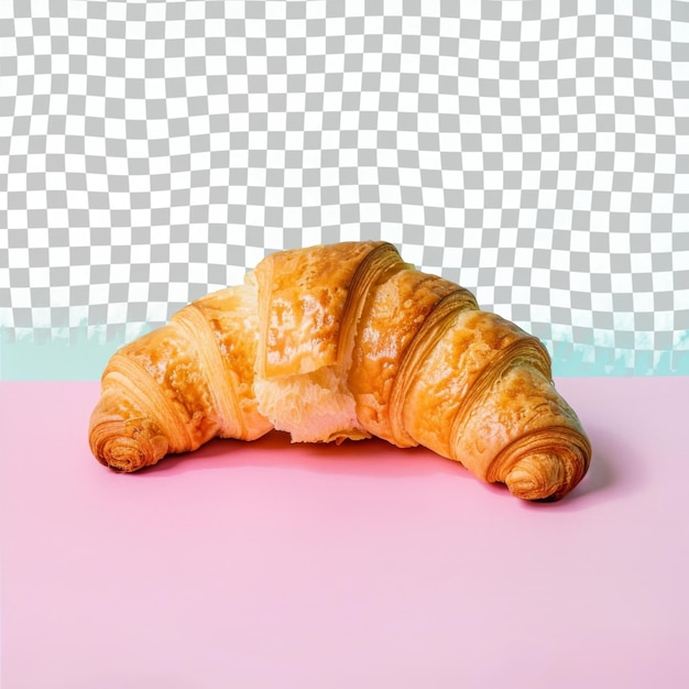 PSD un croissant avec le mot écrit dessus