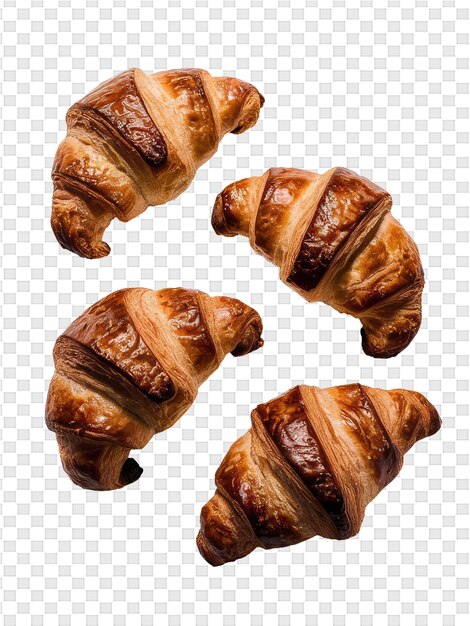 PSD un croissant con la palabra croissant en él