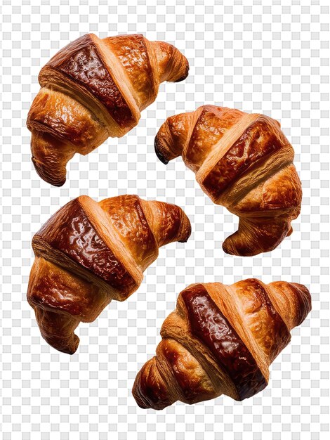 Un croissant con la palabra deli en él