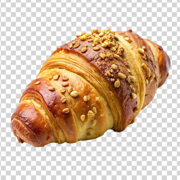 PSD croissants de cereais isolados sobre um fundo transparente