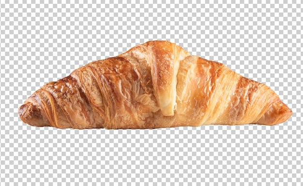 Croissants sabrosos recién horneados Pastelería francesa png fondo transparente