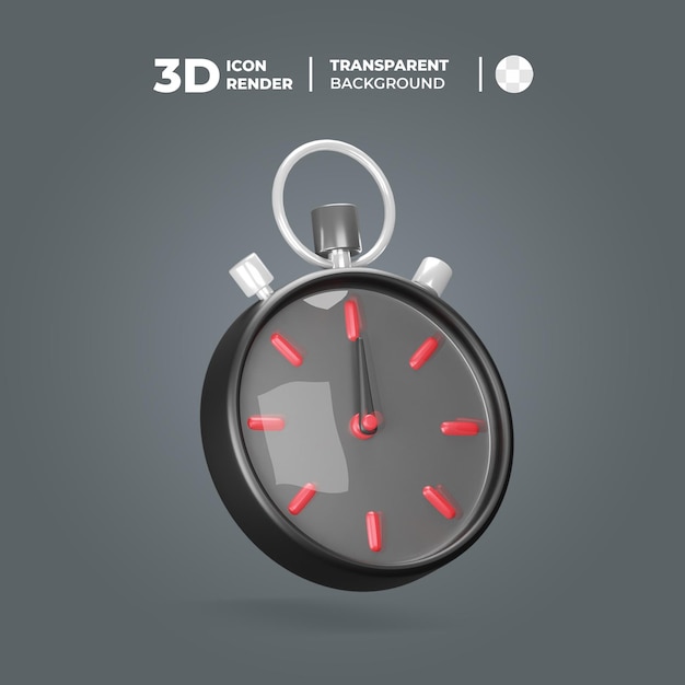 Cronômetro de ícone 3D