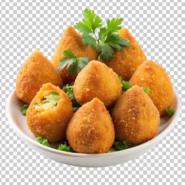 PSD croquetas de pollo frito de coxinha