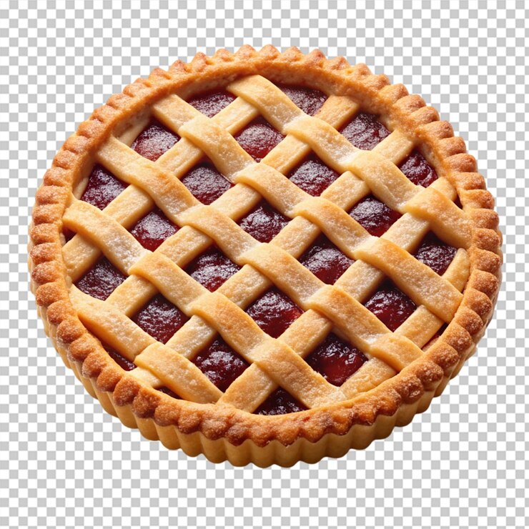 PSD crostata isolata su uno sfondo trasparente