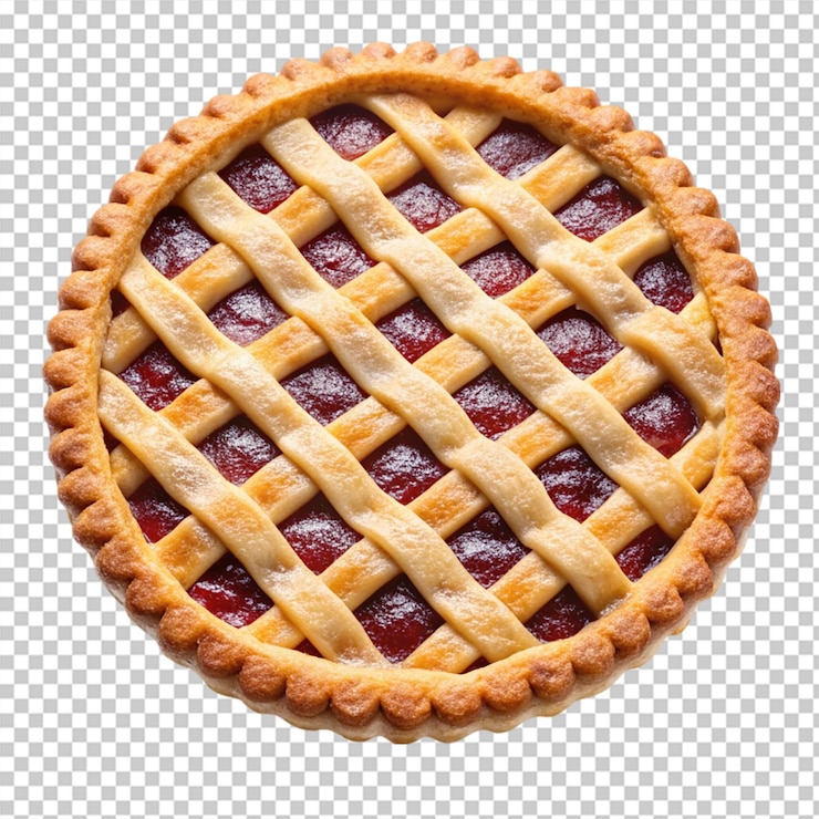 PSD crostata isolata su uno sfondo trasparente