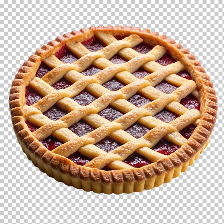 PSD crostata isolata su uno sfondo trasparente