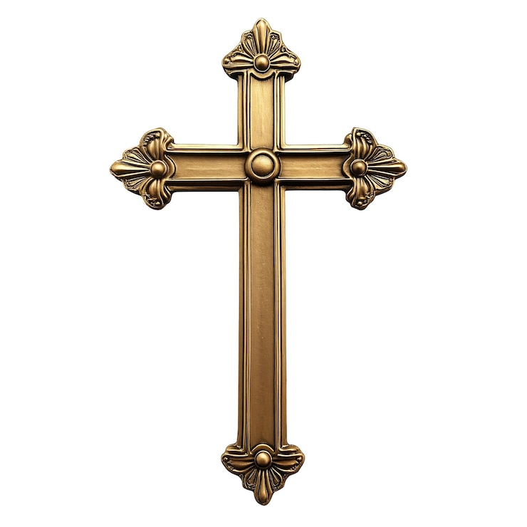 PSD cruz de oro adornada