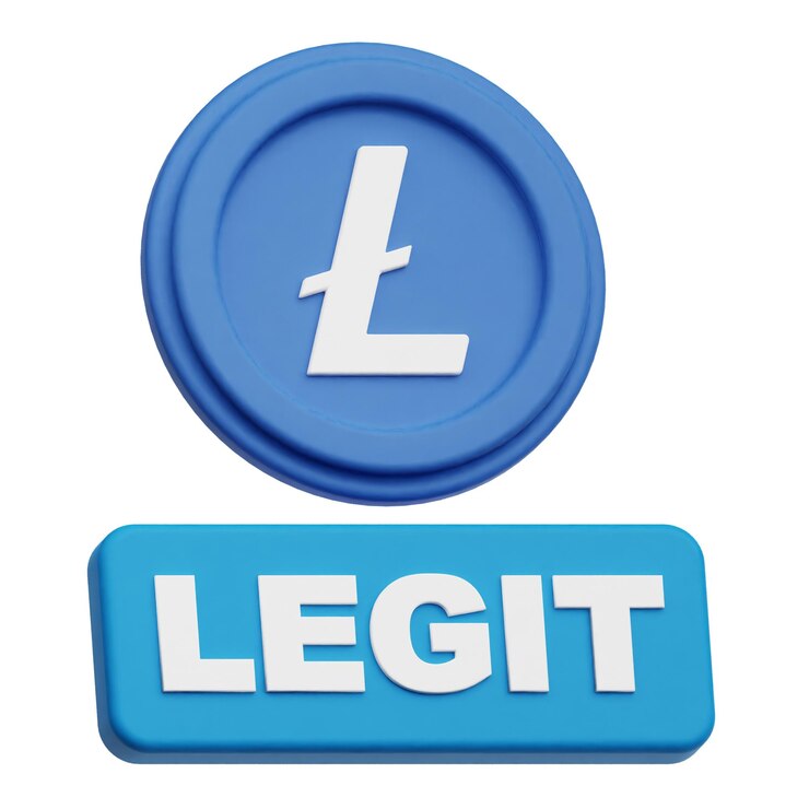 PSD crypto coin 3d icon isolated on the white background
