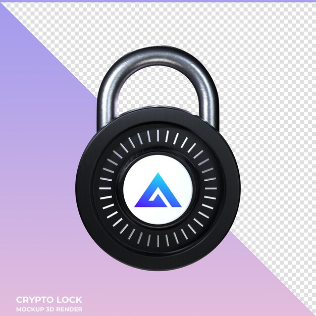 Crypto-Lock GMX 3D-Symbol
