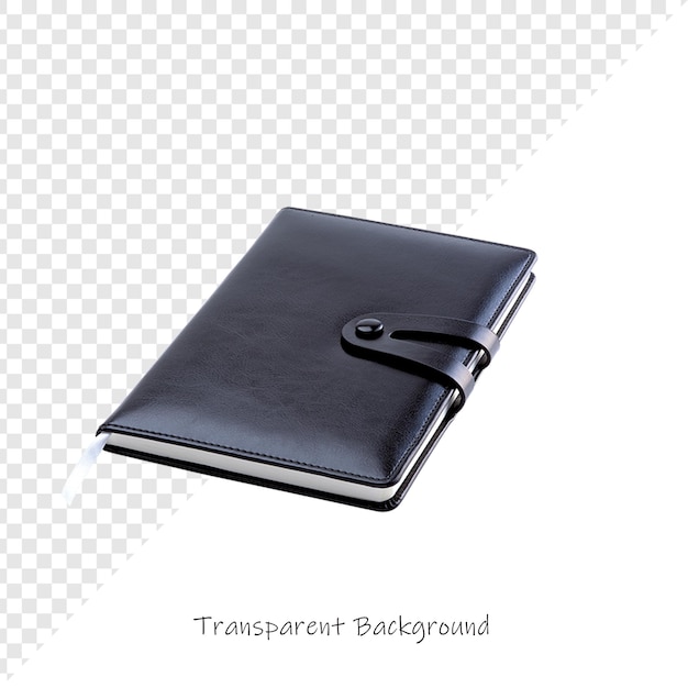 Cuaderno de cuero negro