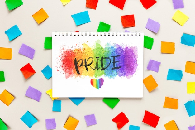 Cuaderno con sorteo para el día del orgullo