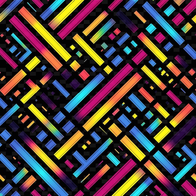 cuadrados coloridos se muestran con un patrón de cuadrados y el texto quot arco iris quot