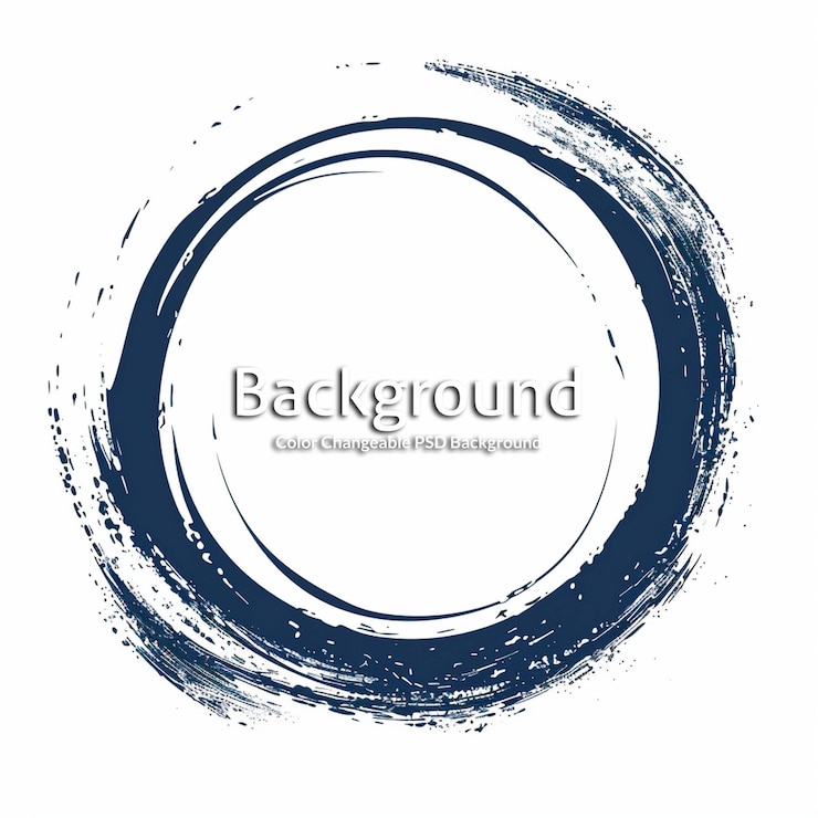 PSD cuadro en fondo de color salpicado en psd