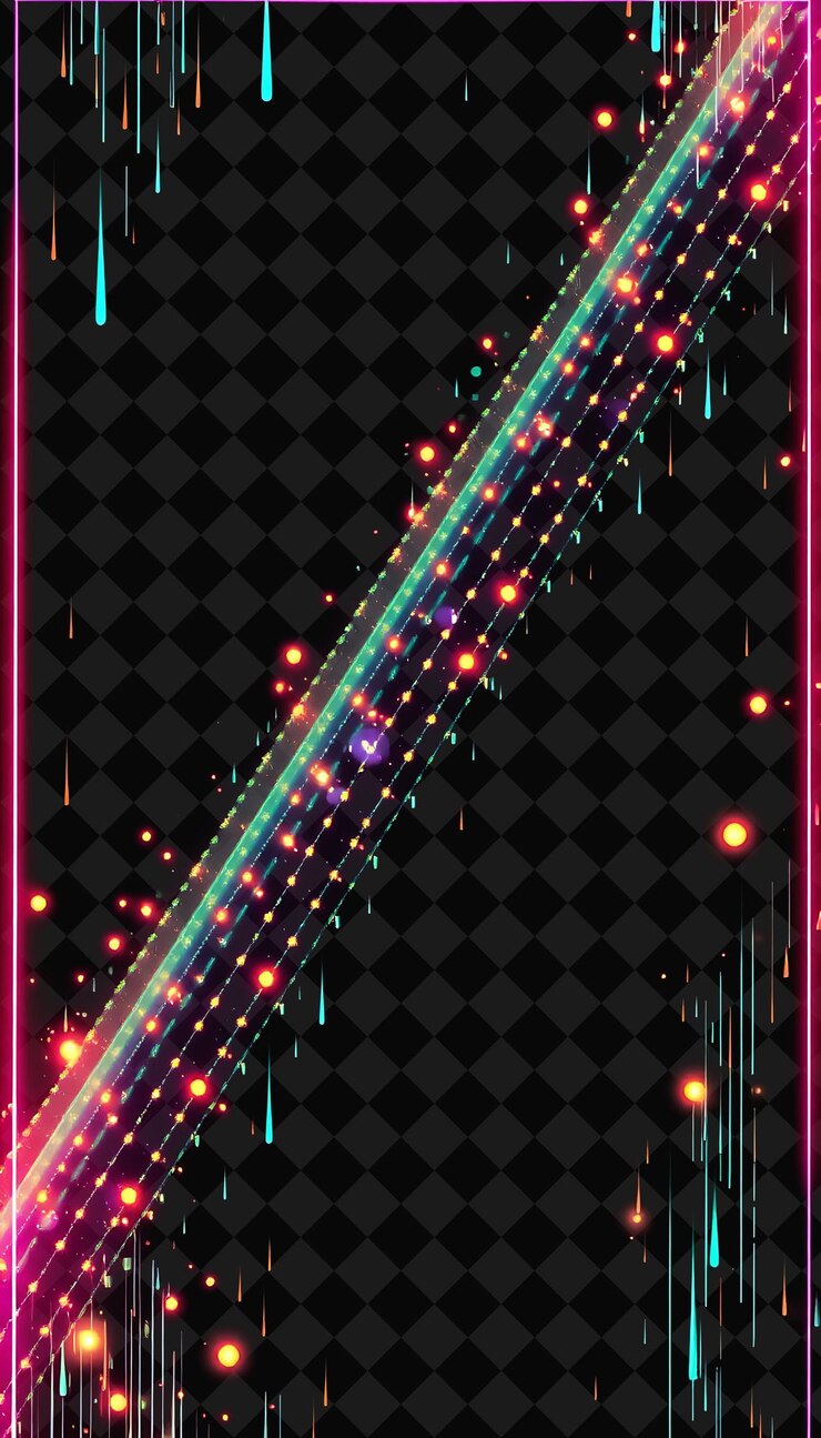 PSD cuadro pixelado en fondo negro reventado con decoración de juego de marco de píxeles vívido y altamente aislado