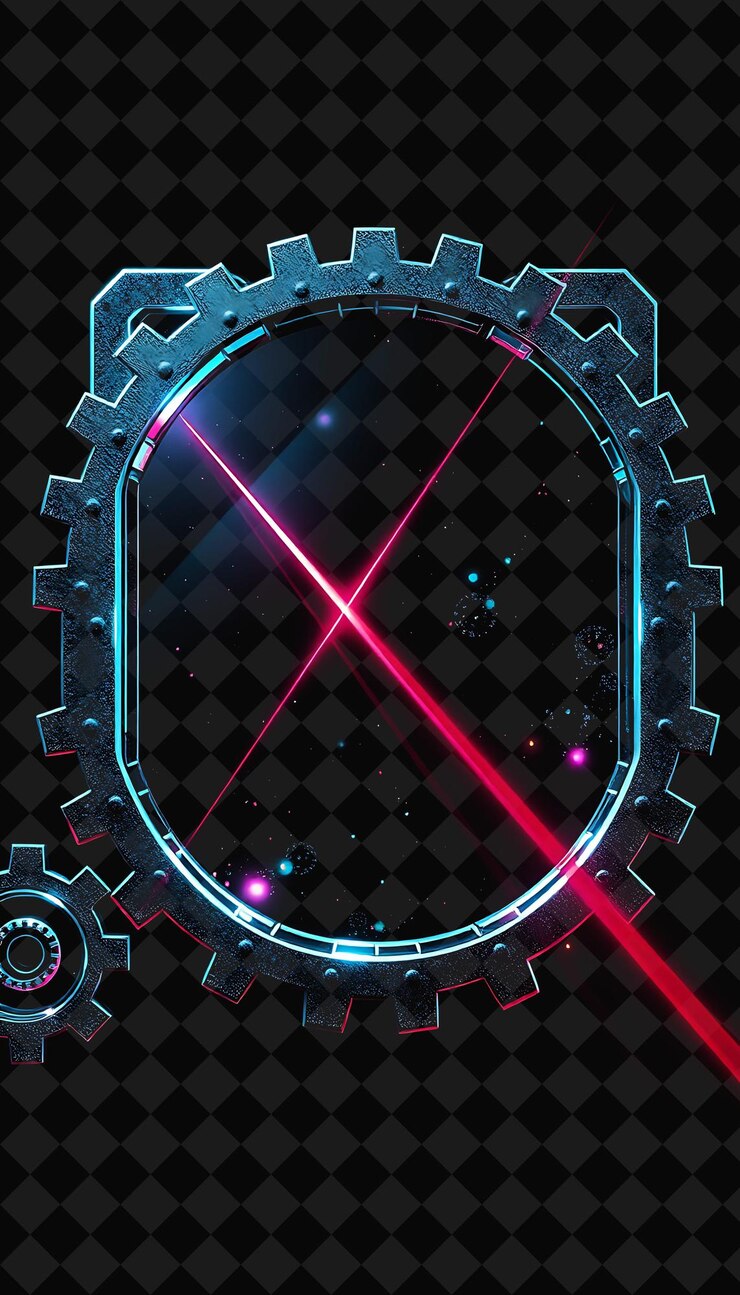 PSD cuadro pixelado en fondo negro reventado con decoración de juego de marco de píxeles vívido y altamente aislado