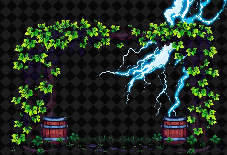 PSD cuadro pixelado en fondo negro reventado con decoración de juego de marco de píxeles vívido y altamente aislado