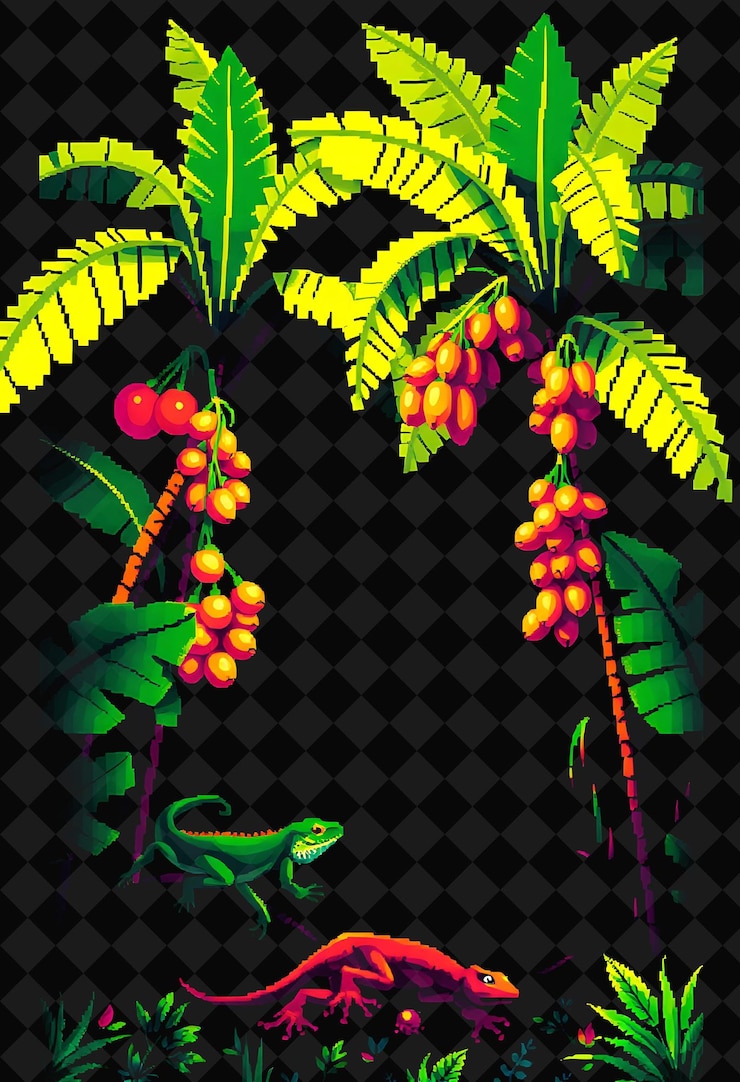 PSD cuadro pixelado en fondo negro reventado con decoración de juego de marco de píxeles vívido y altamente aislado