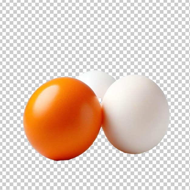 PSD cuatro huevos de todos los colores posibles.