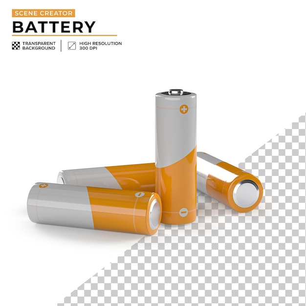cuatro pilas con diseño naranja y blanco en el fondo